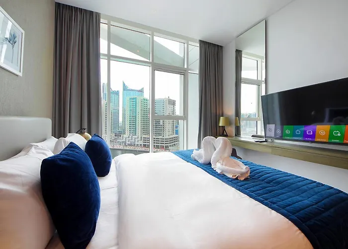Burj Khalifa & Canal View Luxestudio In Damacprive